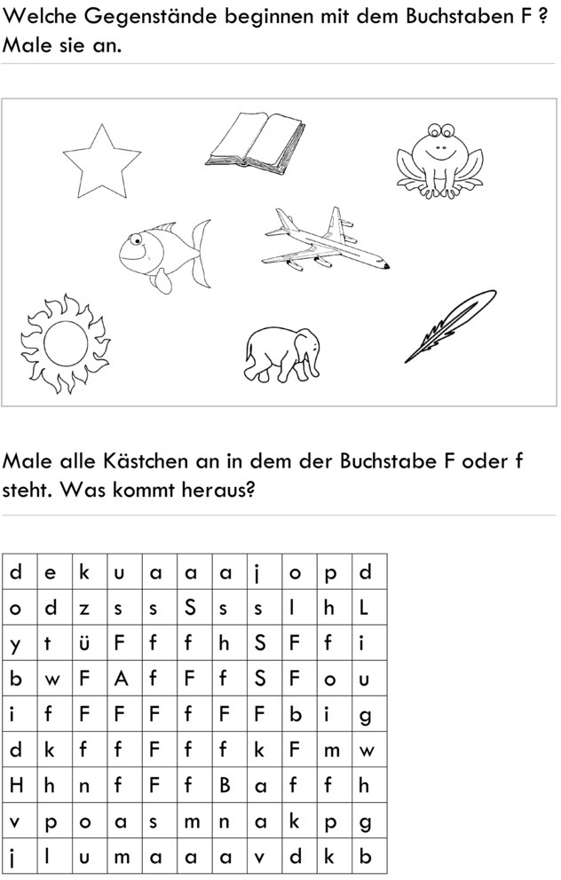 35+ Erklaerender text zu bildern 7 buchstaben , Übungsblatt zu Buchstaben