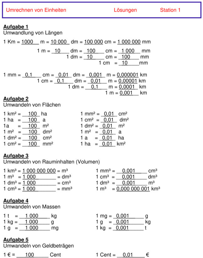 Übungsblatt zu Sonstiges [Mathe 6. Klasse]