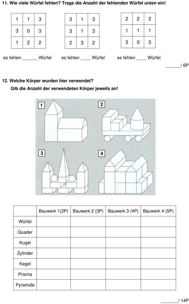 Klassenarbeit Zu Geometrie