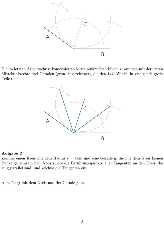 Klassenarbeit Zu Geometrie [7. Klasse]