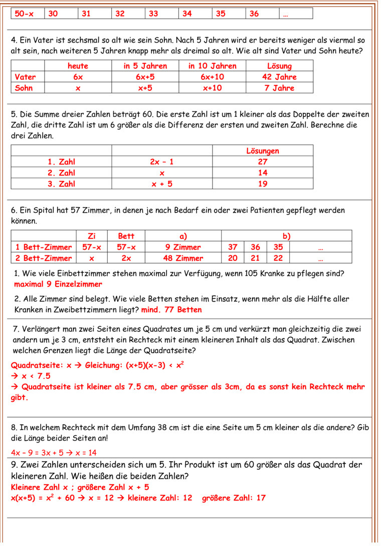 matematik 8 klasse test