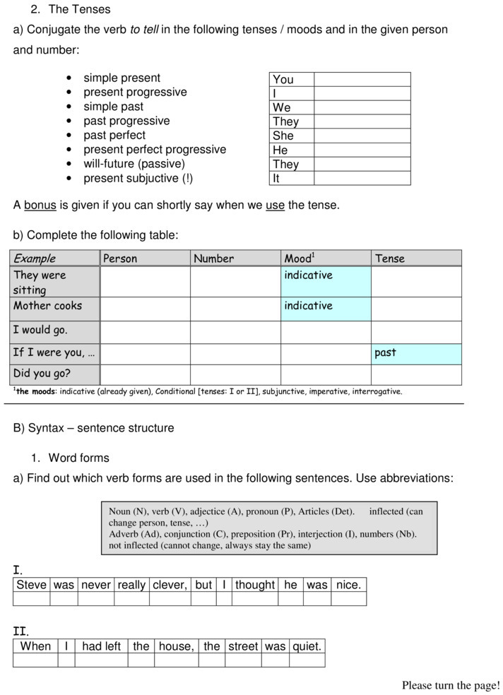 personal statement englisch 9 klasse