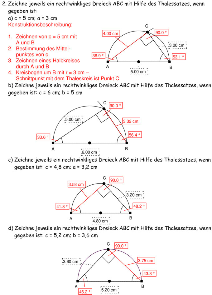 Übungsblatt Zu Geometrie [7. Klasse]